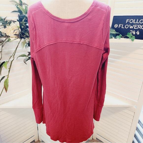 WE THE FREE MALIBU THERMAL LONG SLEEVE SIZE MED OVERSIZED - Picture 2 of 7